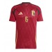 Camiseta Bélgica Axel Witsel #6 Primera Equipación Replica Eurocopa 2024 mangas cortas